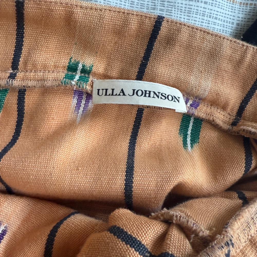 Ulla Johnson Orange Pattern Crossover Halter Maxi Dress similar to Noelle - Picture 9 of 16